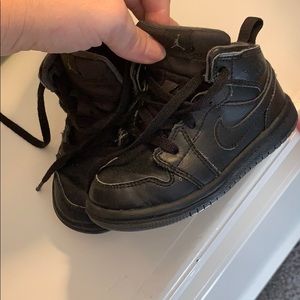 Nike high tops black toddler boy size 7